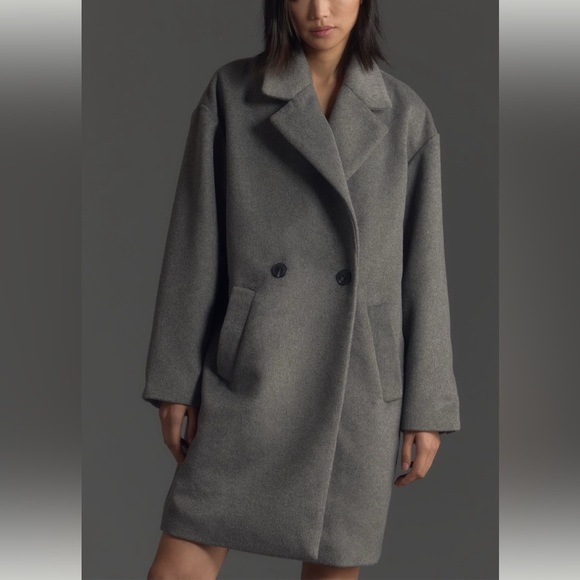 NWT Anthropologie Maeve Relaxed Cocoon Coat